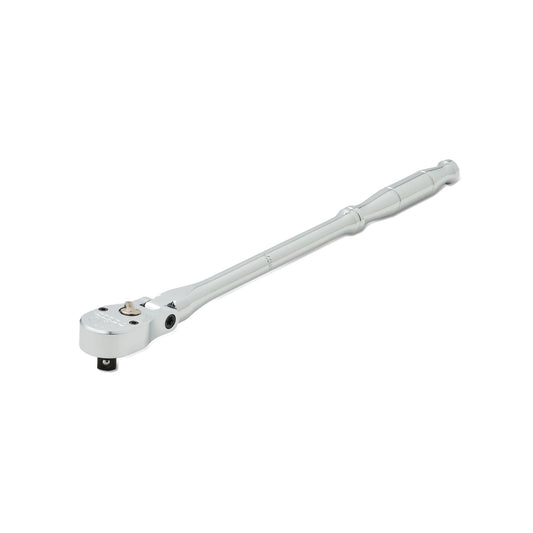 Clé à cliquet à manche en métal à tête flexible et axe d'entraînement de 3/8 po - 13 po