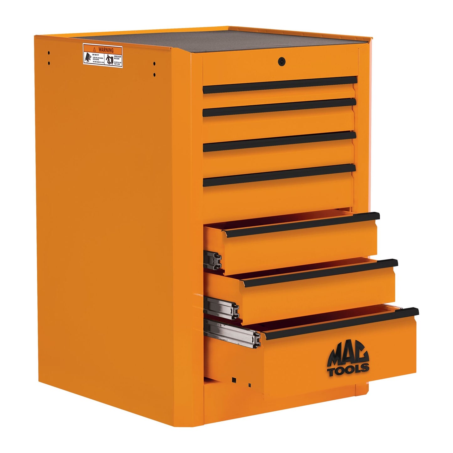 Macsimizer® 7-Drawer Side Box - Fireball Orange