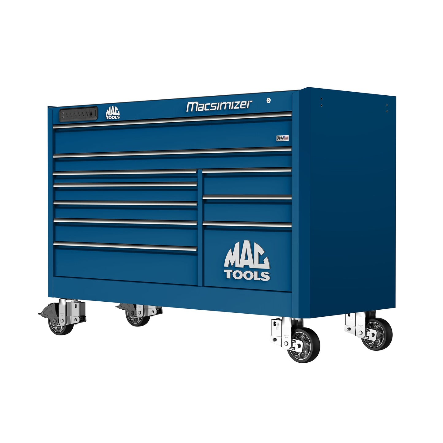 Macsimizer® 10-Drawer Workstation - Sapphire Blue
