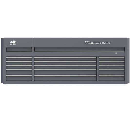 Macsimizer® 15-Drawer Top Chest - Carbon Gray