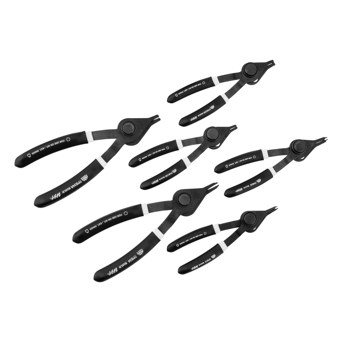 6Pc Pb Retaining Ring Pliers
