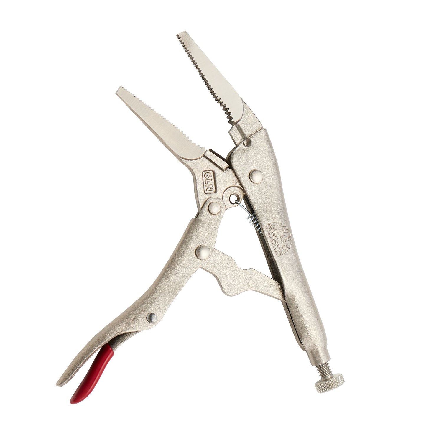 6" Long Nose Trigger Release Locking Pliers - Red