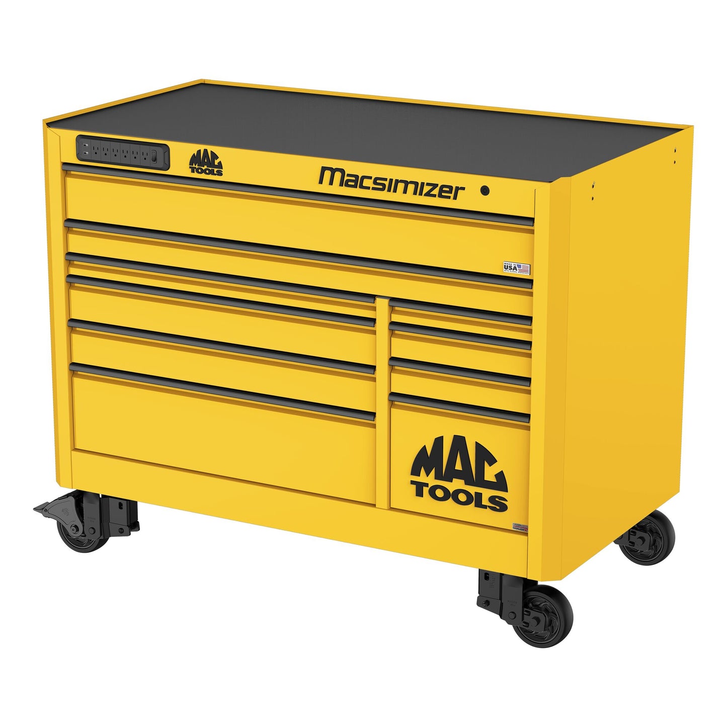 Macsimizer® 10-Drawer Workstation - Sunburst Yellow