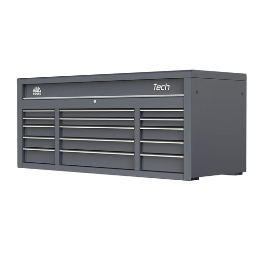 Tech™ Series 15-Drawer Top Chest - Carbon Gray
