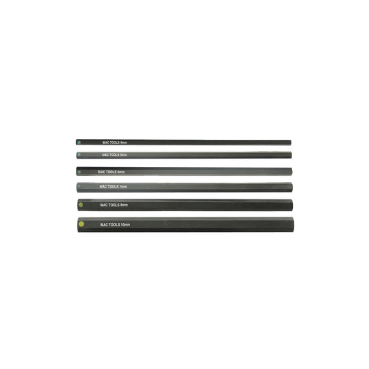 6-PC. Jeu d'embouts hexagonaux métriques ProHold® - 6"