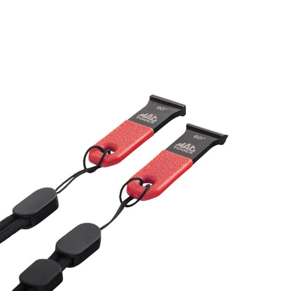 2pc Mini Carbide Scraper Set - Red
