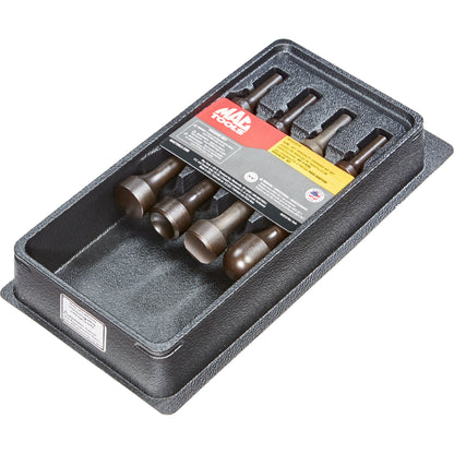 4-PC. Jeu d'embouts de marteau spécialisés à queue .401