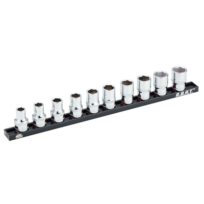 10-PC. 1/2" Drive Standard Metric R.B.R.T.™ Socket Set
