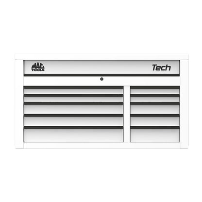 Tech™ Series 10-Drawer Top Chest - Titanium White