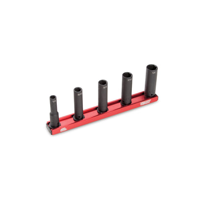 5-PC. Jeu de douilles antidérapantes à impact profond SAE 1/4" - 6-PT.