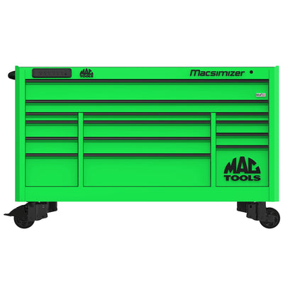 Macsimizer® 14-Drawer Workstation - Lime Green