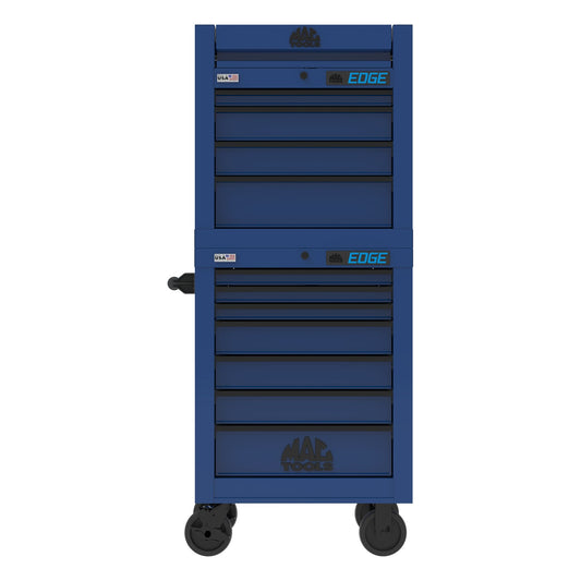 Edge™ 7-Drawer Workstation - Sapphire Blue/Galaxy Black Trim