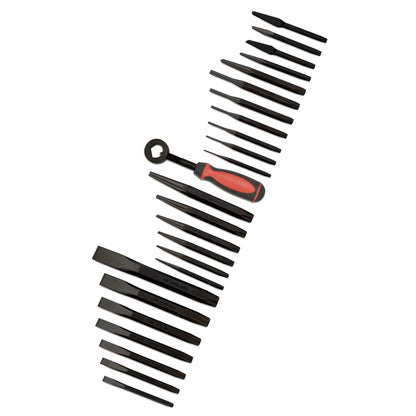 25-PC. Jeu de poinçons et burins