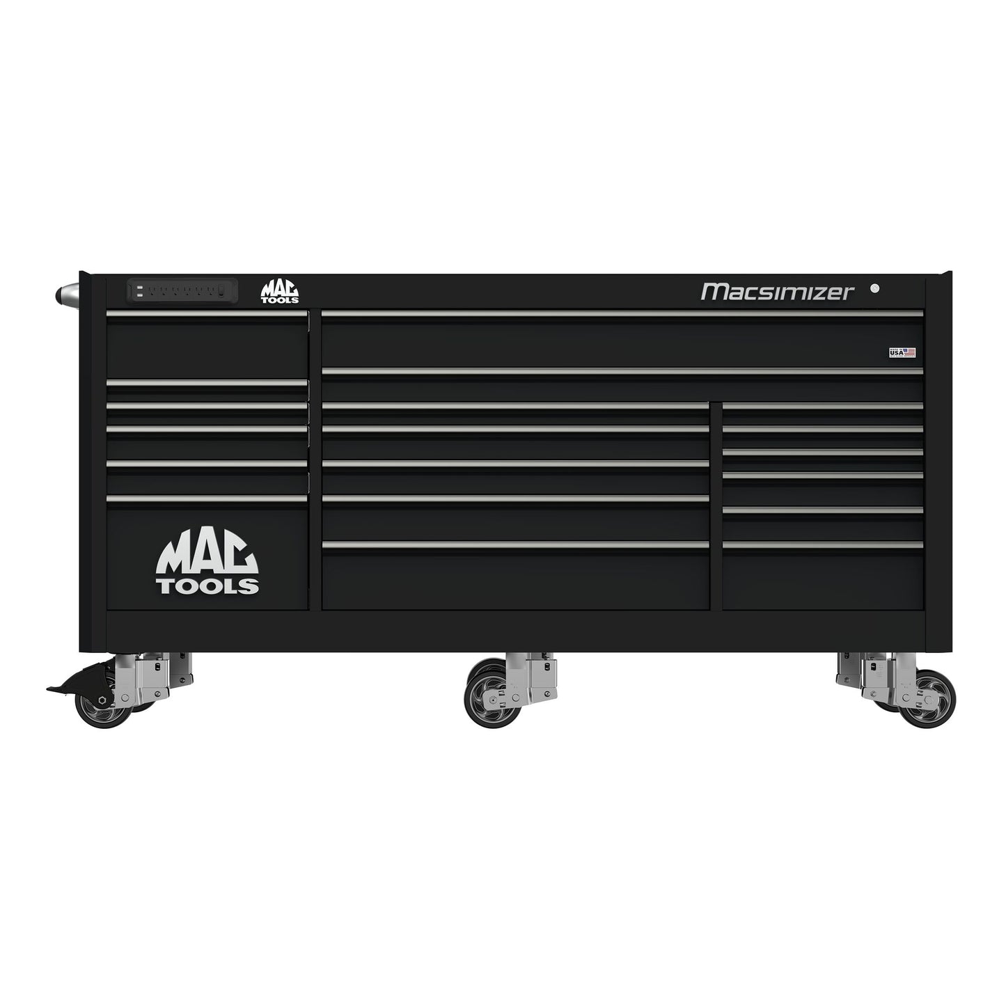 Macsimizer® 19-Drawer Workstation - Flat Black