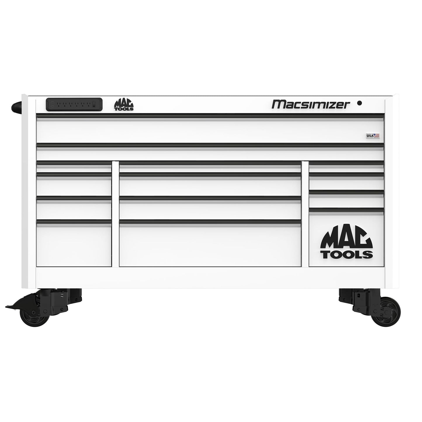 Macsimizer® 14-Drawer Workstation - Titanium White