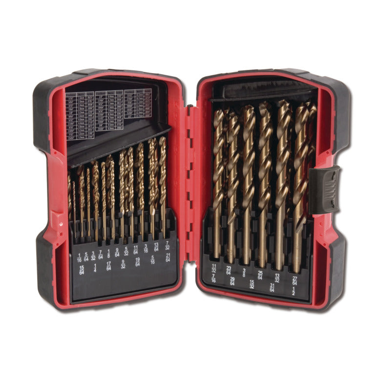 RED HELIX™ Cobalt Drill Bit Set - 29PC