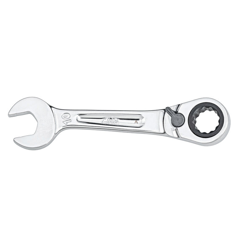 Stubby Reversible Ratcheting Wrench Set 10mm - 12-PT