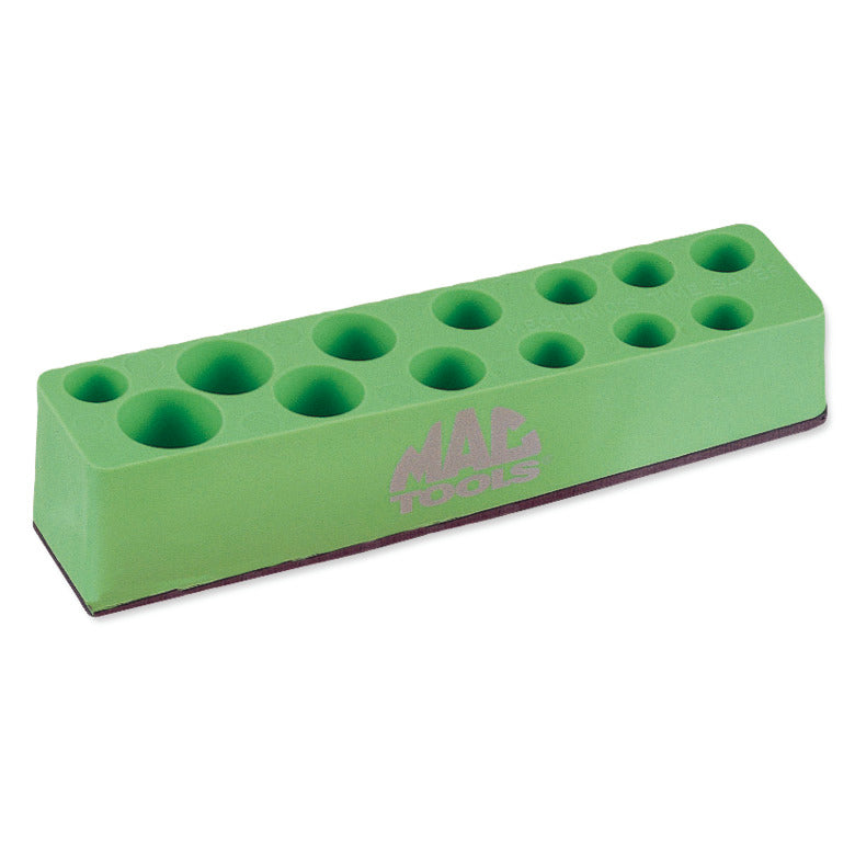 Support - 3/8" de profondeur - Porte-douille magnétique - Vert