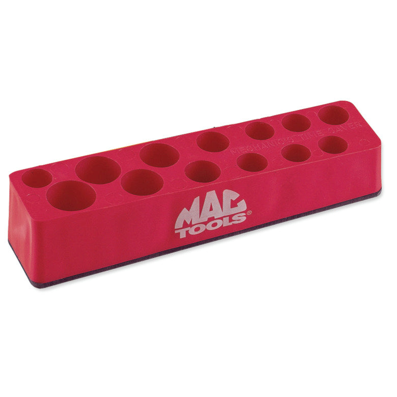 Support - 3/8" de profondeur - Porte-douille magnétique - Rouge