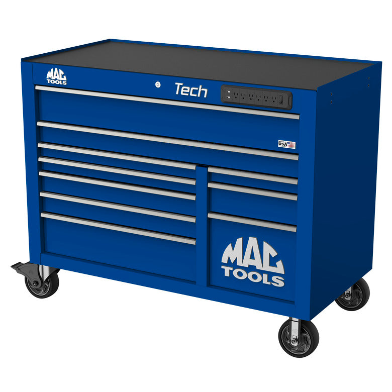 Tech™ Series 10-Drawer Workstation - Sapphire Blue - T5025P-BL